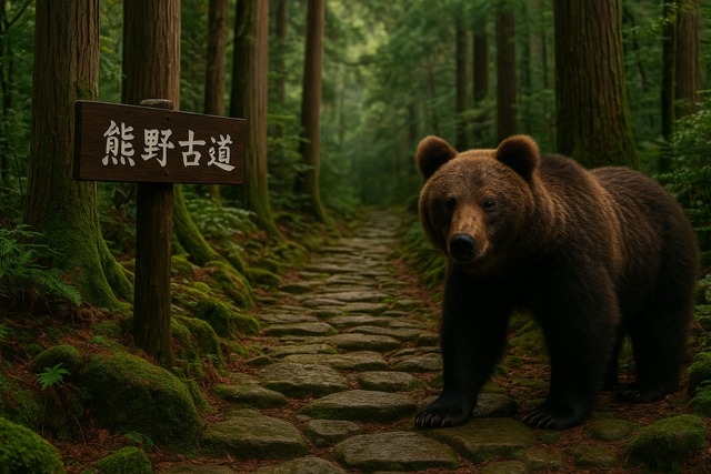 kumano-kodo-bear