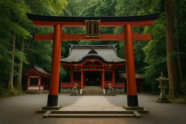 vermilion-torii-shrine